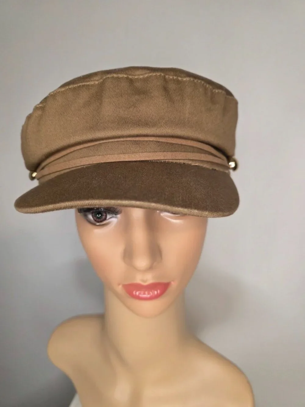 Primark Tan French Newsboy Hat Beret One Size NWOT